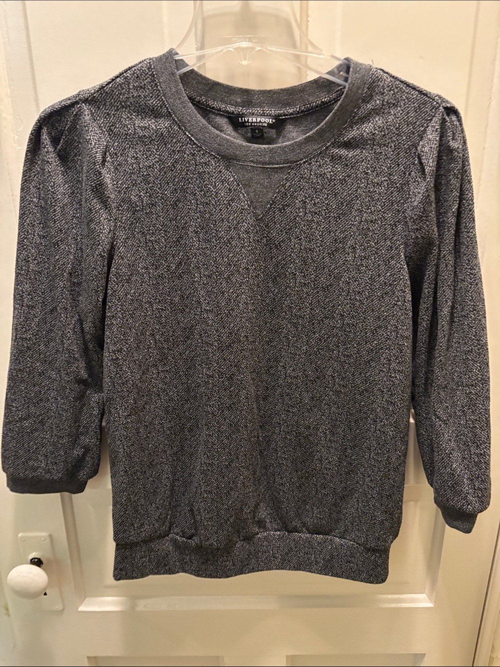 Liverpool Dark Heather Gray Pullover Sweatshirt